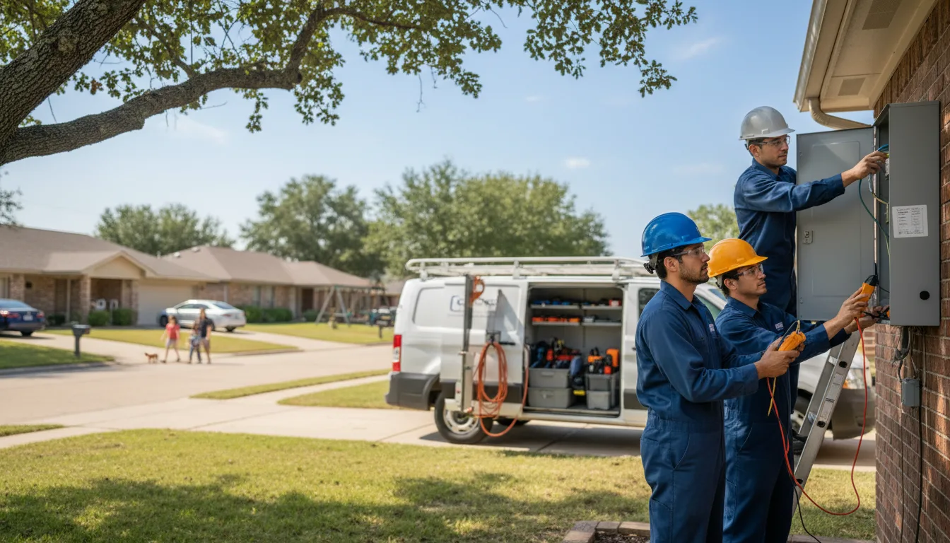 Certified electrician providing emergency electrical services in Dumas, TX